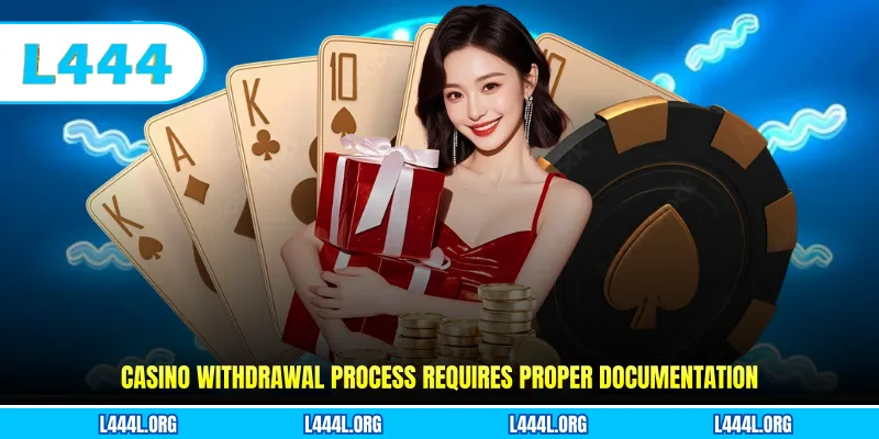 Casino withdrawal process requires proper documentation