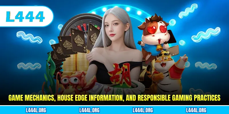 Game mechanics, house edge information, and responsible gaming practices