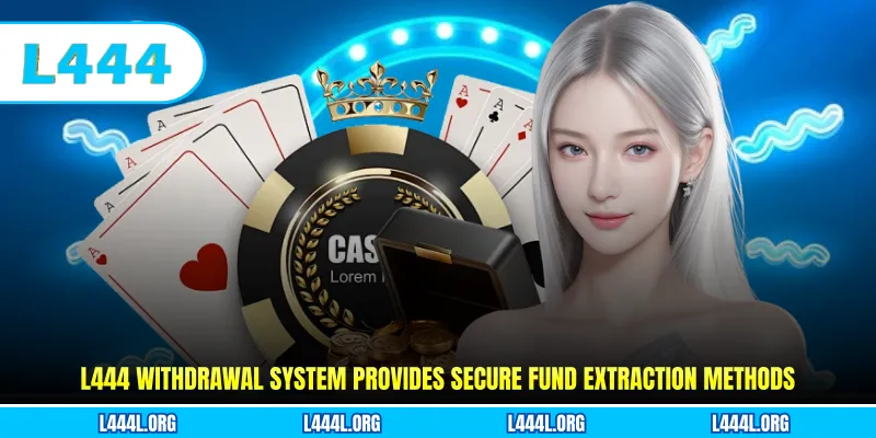 L444 withdrawal system provides secure fund extraction methods