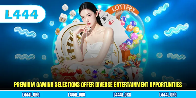 Premium gaming selections offer diverse entertainment opportunities