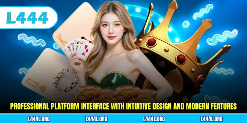 Professional platform interface with intuitive design and modern features