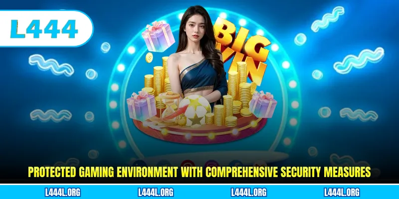 Protected gaming environment with comprehensive security measures